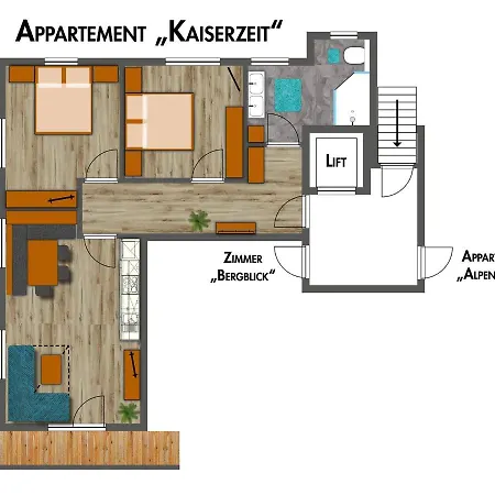 Auhof Гостевой дом Going am Wilden Kaiser